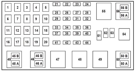 2003 ford ranger power distribution box diagram|2001 ranger fuse box diagram.